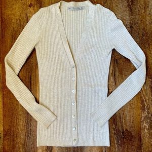 Zara Stretch Rib Knit Sweater